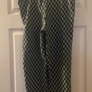 Krazy Larry Black and White Patterned Pants